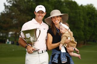 The McIlroy family: Rory, Erica and daughter Poppy