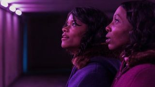 Letitia Wright and Tamara Lawrence as June and Jennifer Gibbons in The Silent Twins