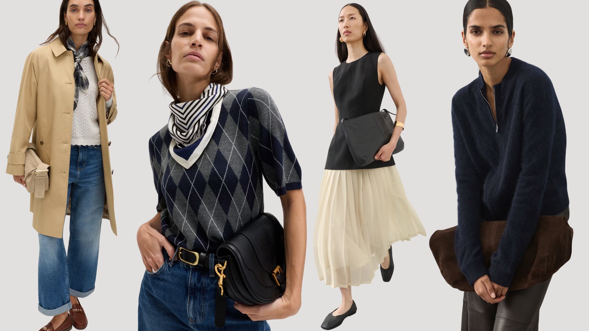 Composite image of M&amp;S models wearing new arrivals 