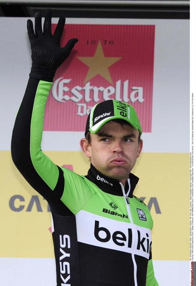 Jack Bobridge (Belkin) gives the crowd a wave