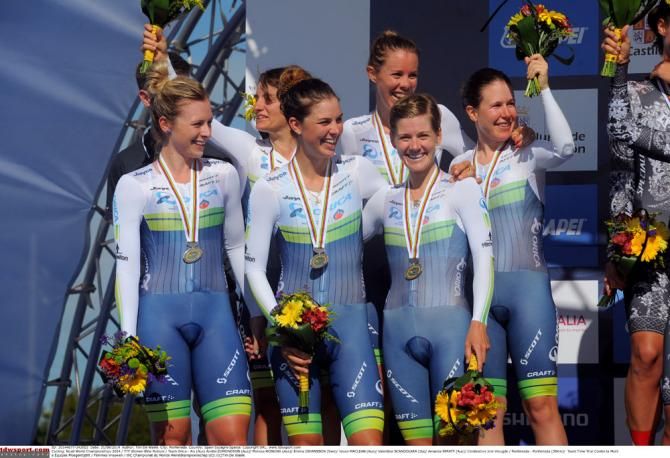 Orica AIS finished second at the Worlds