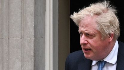  Boris Johnson leaves 10 Downing Street to give a statement at the House of Commons 