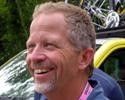 Columbia team manager Bob Stapleton talks while his team rides the Giro d'Italia TTT.