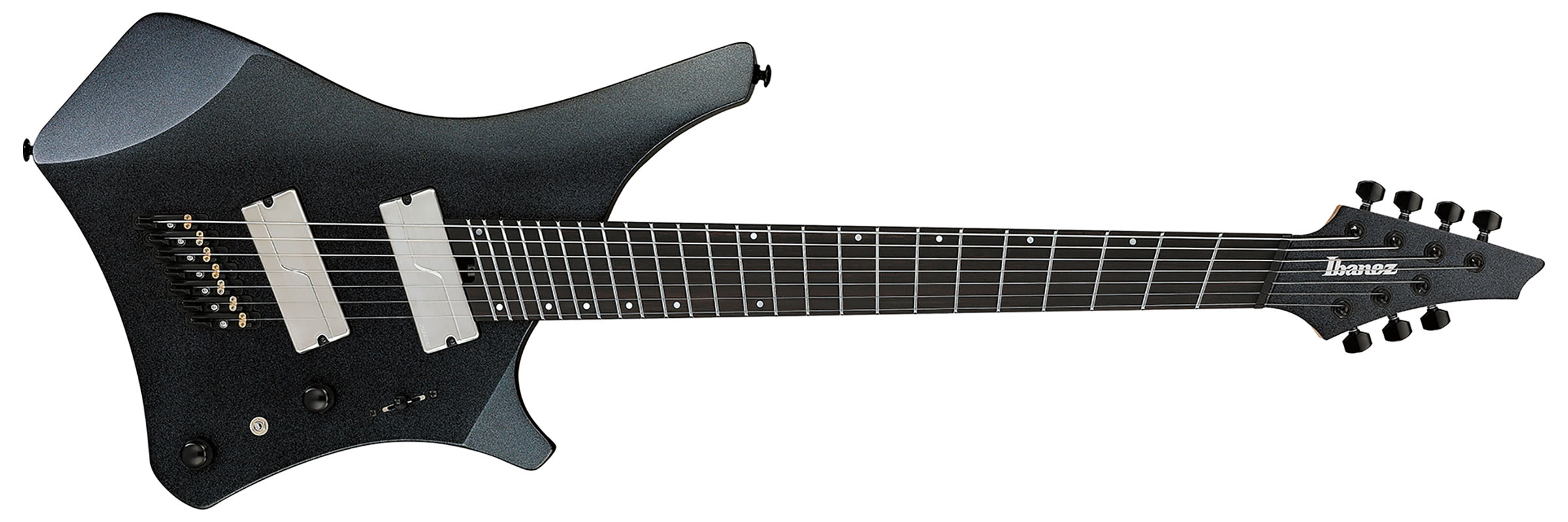 Ibanez Alpha Series: available in 7 or 8-string versions, these multi-scale electrics are built for modern high-performance playing and feature Fishman Fluence Modern humbuckers as standard.