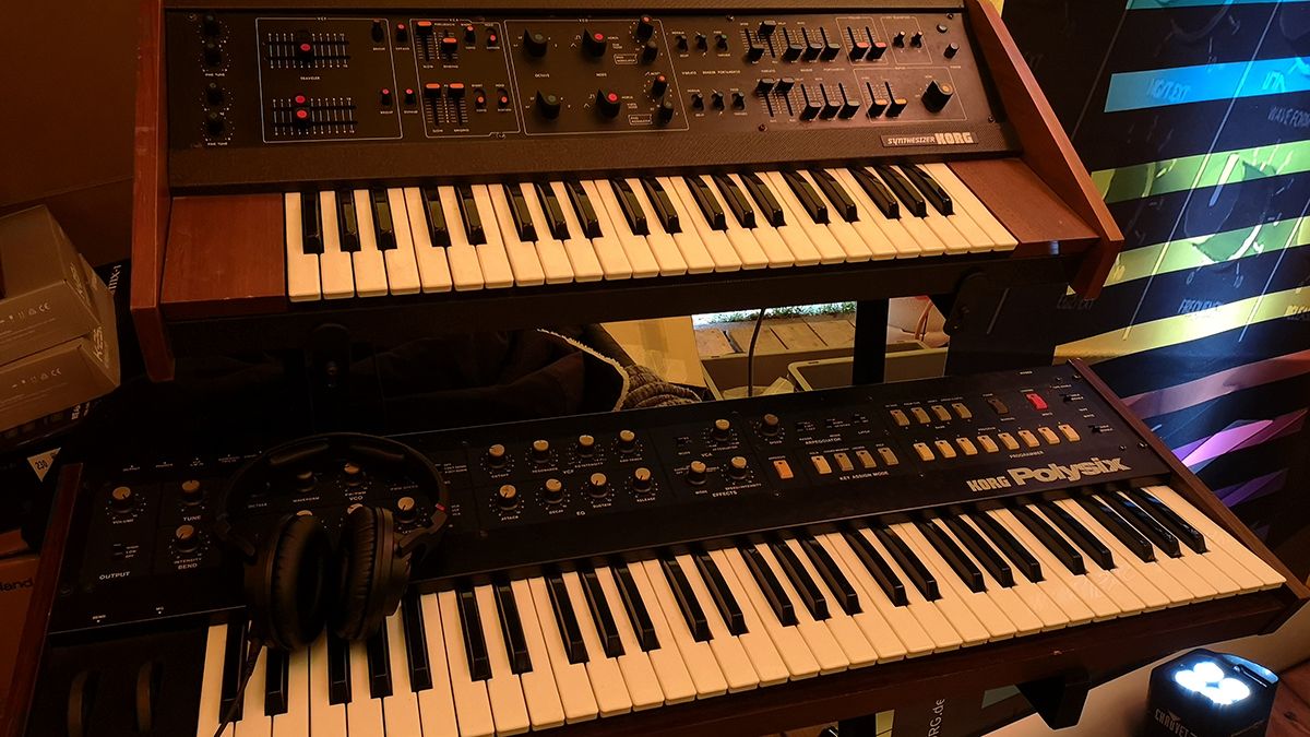 Korg Polysix and Maxi-Korg 800DV
