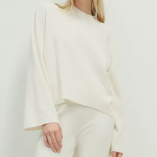 H&M Oversized Curved-Hem Jumper