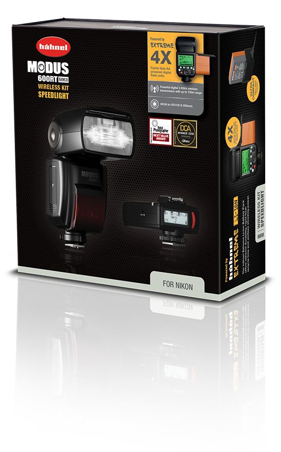 Hahnel Modus 600RT Mk II Kit for Nikon - one flashgun plus Viper trigger