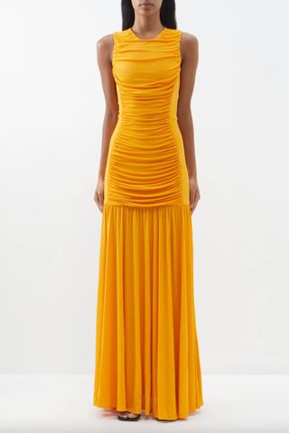 Autummn/Winter 2023 trends: Raey Ruched side jersey dress