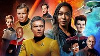 Star Trek image showing all captains