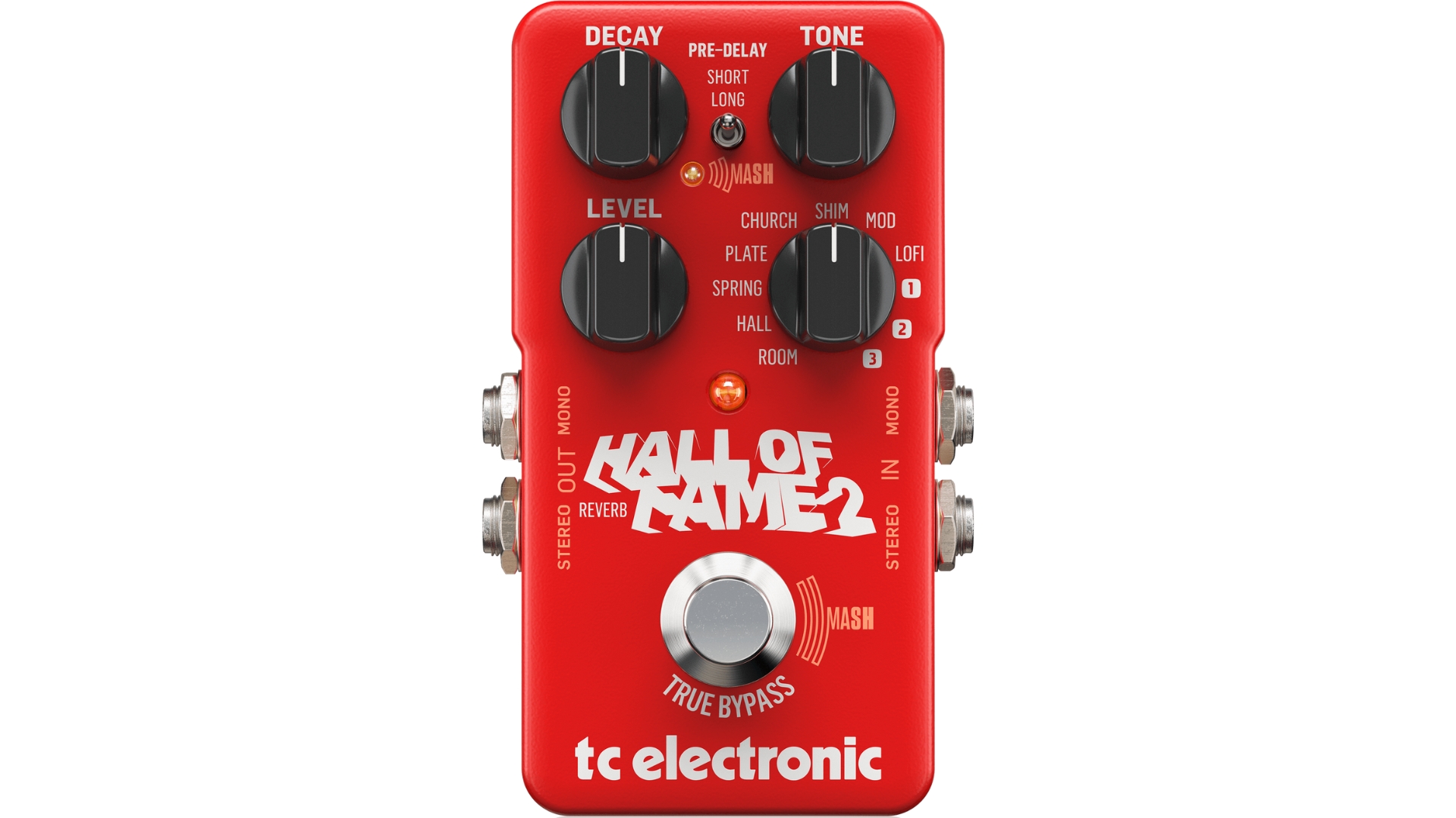 A TC Electronic Hall of Fame 2 reverb pedal