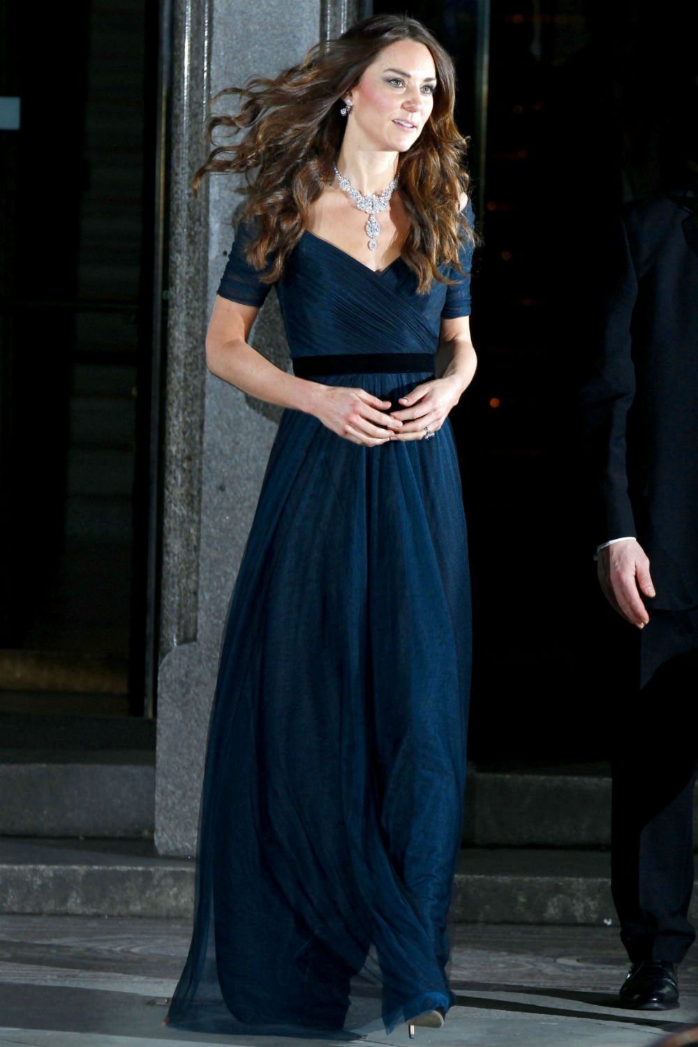 Kate Middleton repeats her Jenny Packham dress at the Portrait Gala 2014.