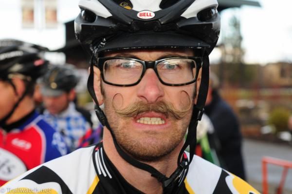 Scott Chapin (Rocklobster) was grooming his mustache just before the gun went off.