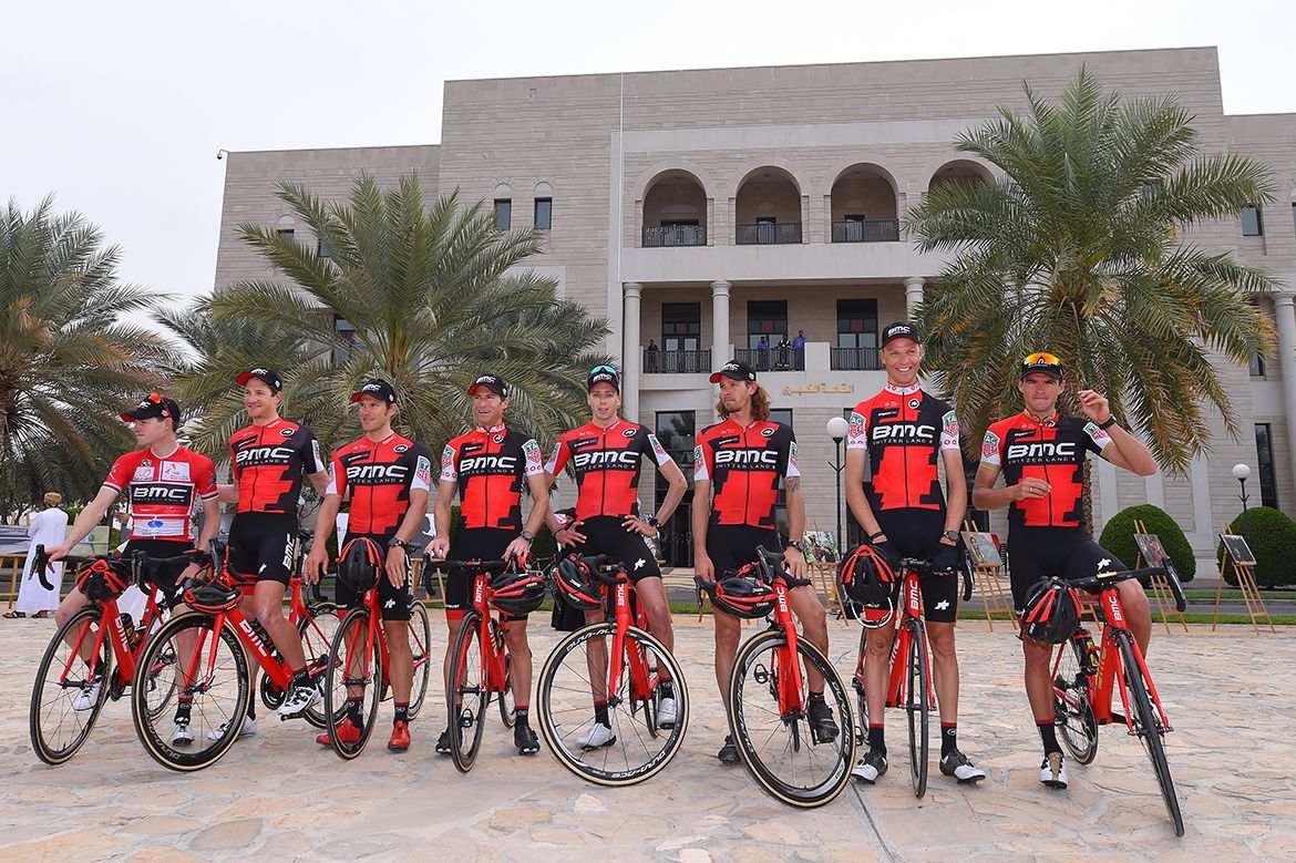 The BMC team at the Tour of Oman
