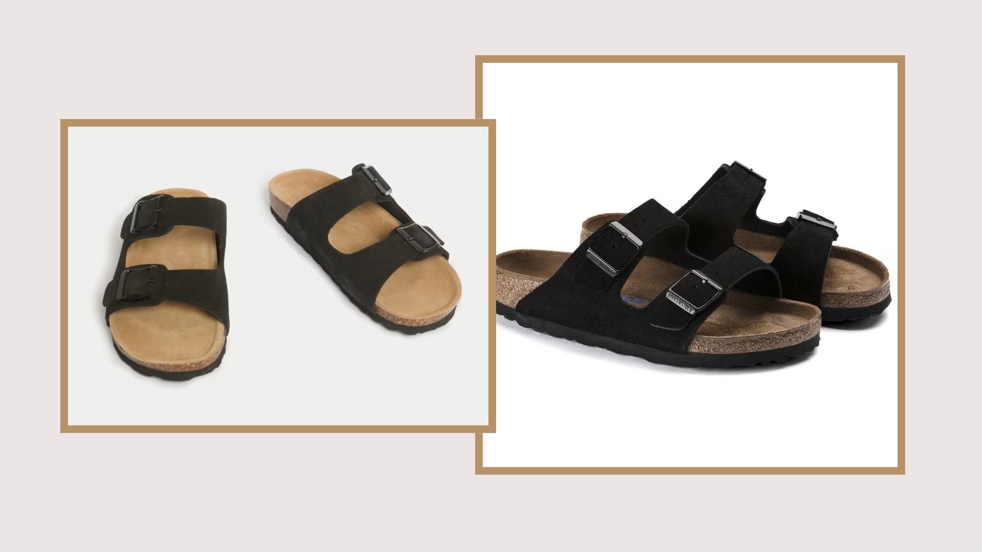 M&amp;S Mules that are a lookalike for Birkenstock&#039;s Arizona sandals