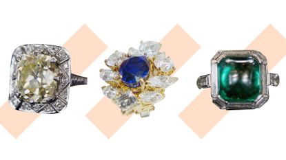 Blue, Jewellery, Gemstone, Fashion accessory, Diamond, Body jewelry, Yellow, Ring, Emerald, Aqua, 