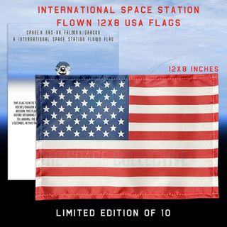 The Space Collective is also offering U.S. military branch and U.S. flags flown to and from the International Space Station.