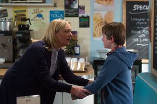 Jane talks to Bobby in EastEnders