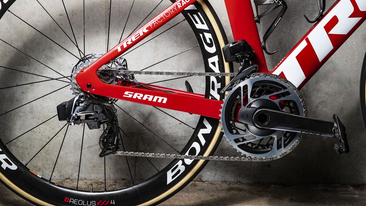 Trek-Segafredo have been racing on the new SRAM Red eTap AXS drivetrain since the WorldTour opener at the Tour Down Under