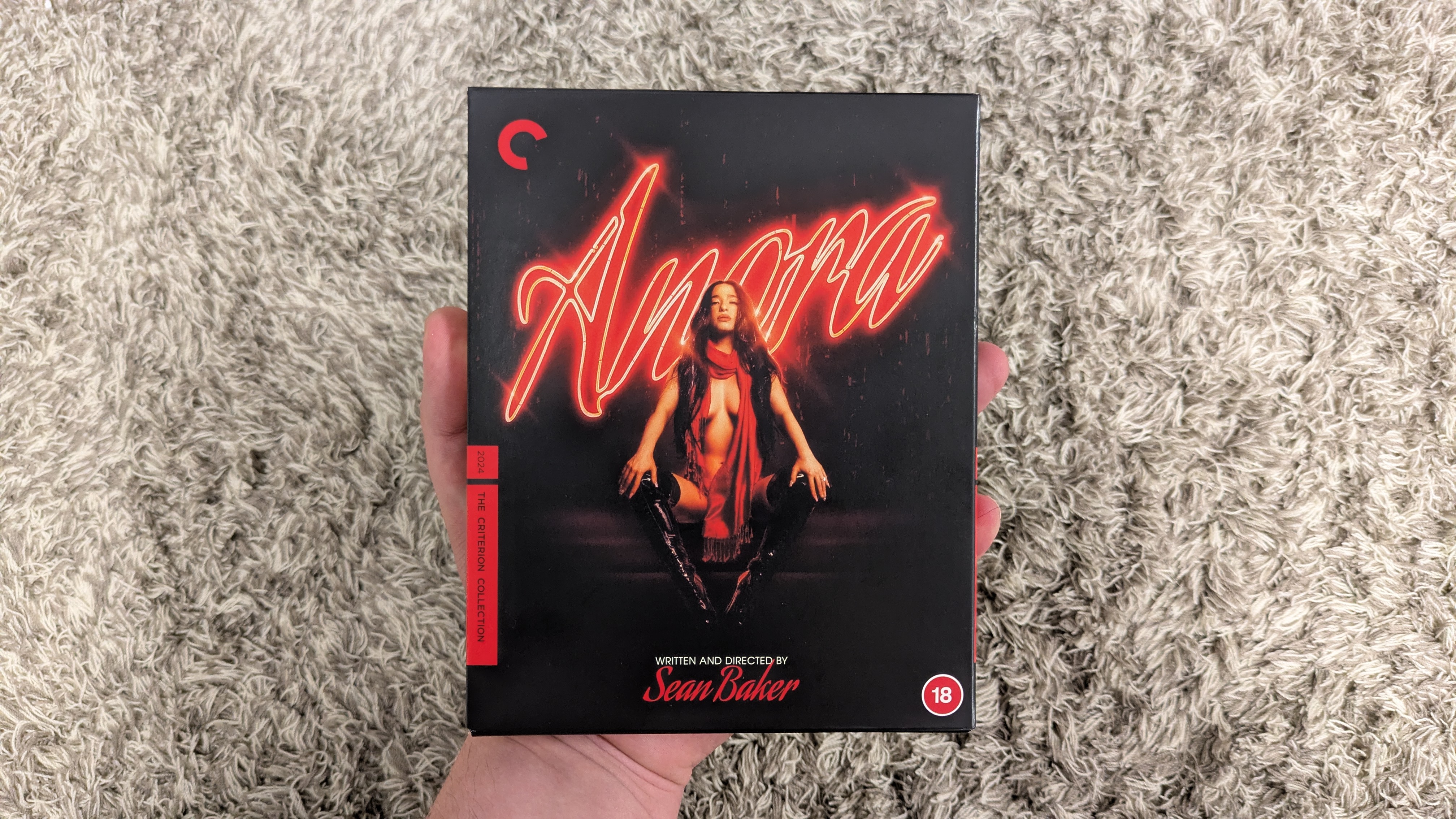 Anora 4K Blu-ray case front cover