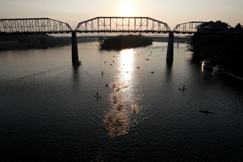 The Tennessee River in Chattanooga.