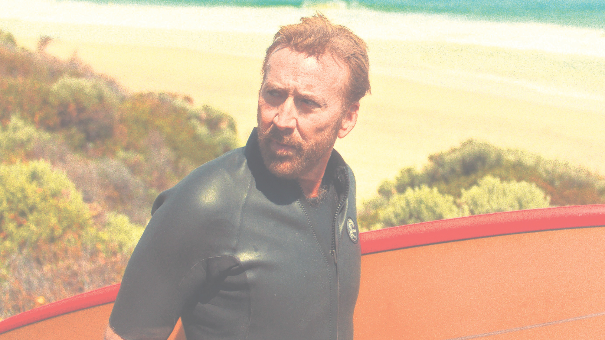 Nicolas Cage plays an unnamed surfer