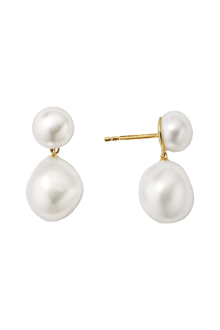 Bold Pearl Drop Earrings