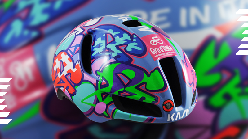 Custom Kask helmets designed by MotoGP artist Drudi to be presented to Giro stage winners Cycling Weekly