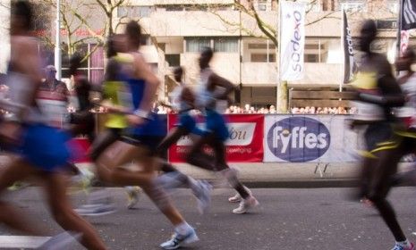 Despite finishing the 26.2-mile race in just 2 hours and 40 minutes, the winner of a Fort Worth, Texas, marathon was disqualified because he didn&amp;#039;t officially register.