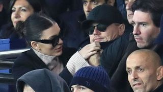 Leonardo DiCaprio & Camila Morrone at UEFA Champions League Match