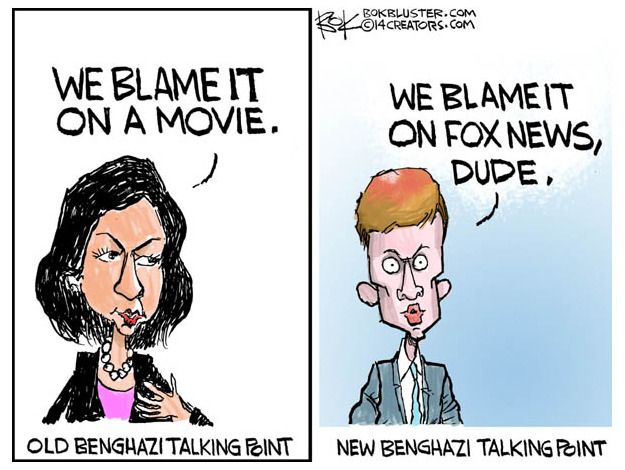 Political cartoon Benghazi