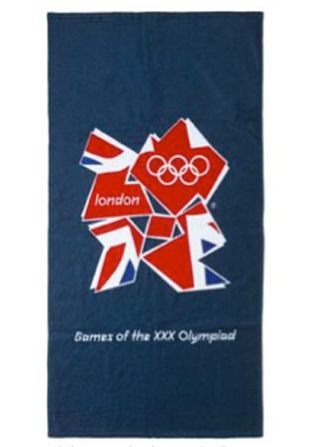 London 2012 Olympic Games Union Jack logo, £18 towel