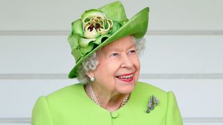 Queen Elizabeth attends the Out-Sourcing Inc. Royal Windsor Cup polo match