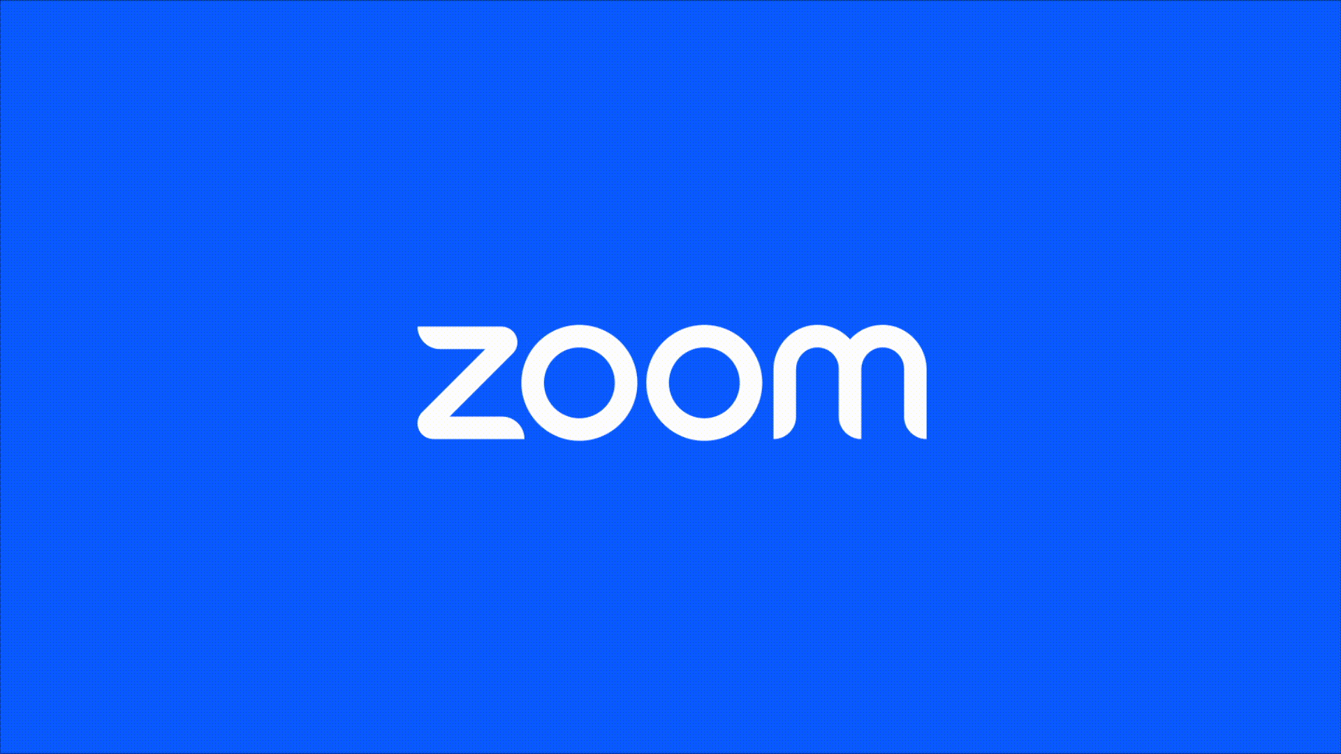Animated Zoom logo featuring various 'O's
