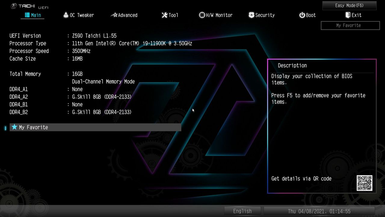 ASRock Z590 Taichi