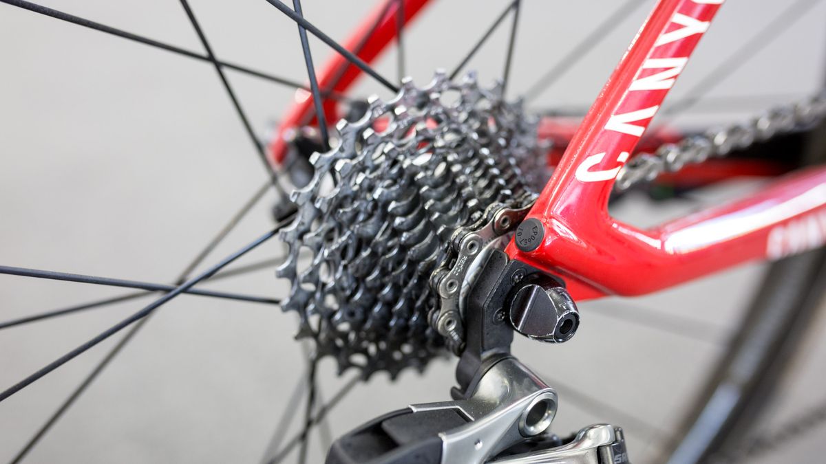 A simple rubber bung to cover the Di2 cable holes