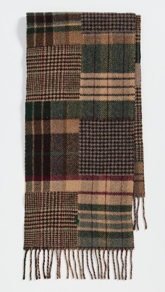 Polo Ralph Lauren Menswear Patchwork Scarf