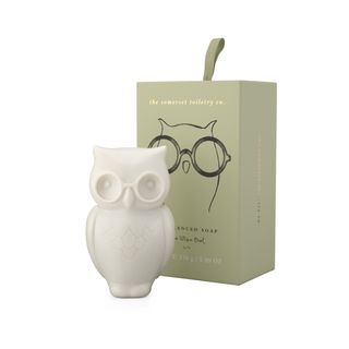Owl shaped ginger and lime soap, £8.50