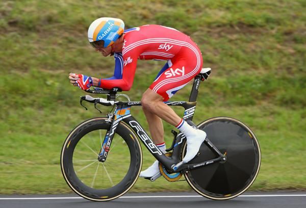 David Millar (Great Britain) would earn a silver medal for his efforts in the time trial.
