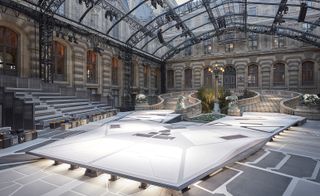 Louis Vuitton A/W 2018 show set at the Louvre
