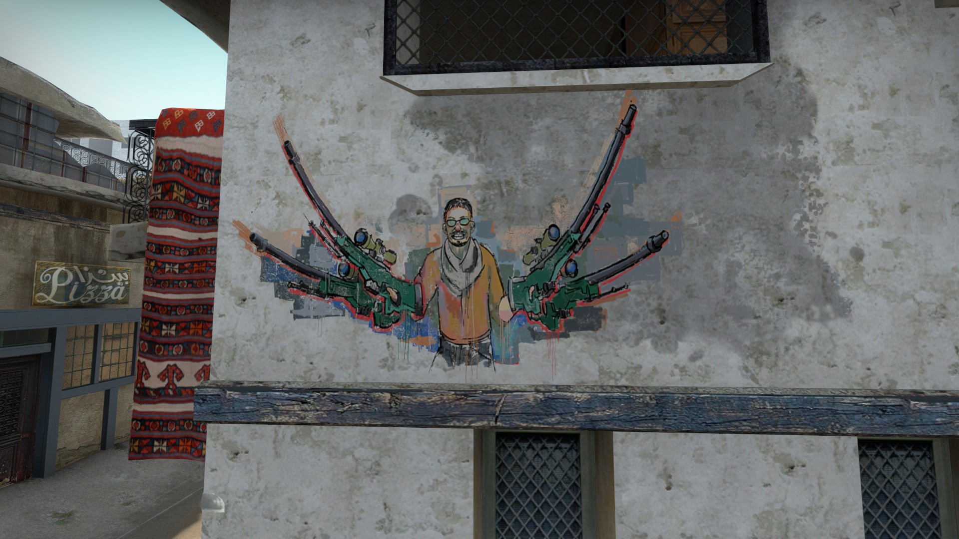 The Legendary Cs Go Plays That Got Immortalised In The Form Of Map Graffiti Pc Gamer