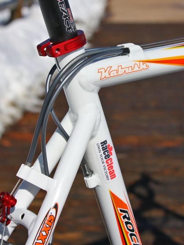 Kabush's custom foregoes an optional carbon rear end in favor of full alloy construction.