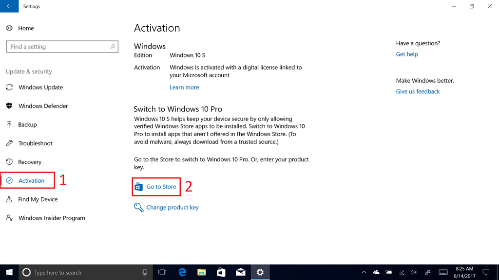 How To Upgrade Windows 10 S To Windows 10 Pro Windows Central 2520