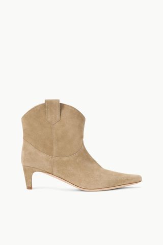 Staud Western Wally Ankle Boot in Dune