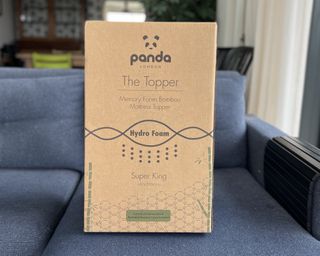 panda mattress topper in box