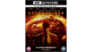 Oppenheimer 4K Ultra HD Blu-ray on a white background