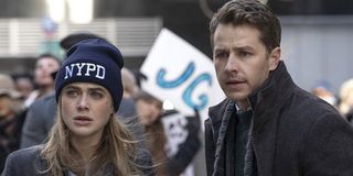 Melissa Roxburgh as Michaela Stone and Josh Dallas as Ben Stone in Manifest Season 1