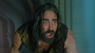 Brother Day looking shocked with his mouth open in Foundation season 3 episode 10