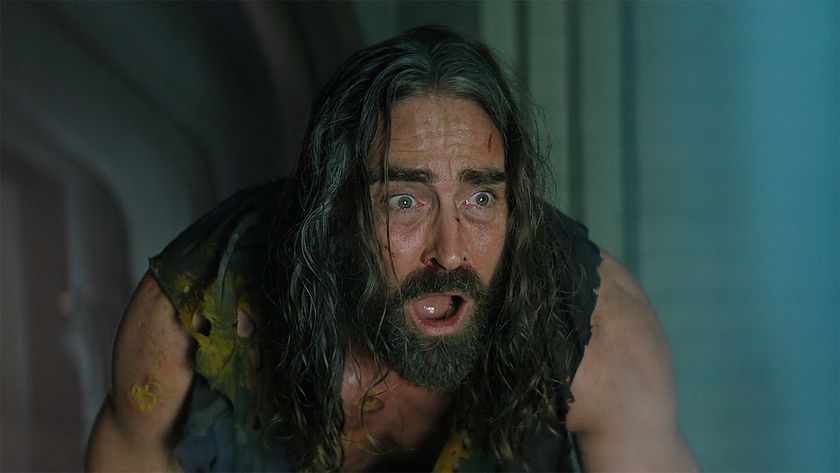 Brother Day looking shocked with his mouth open in Foundation season 3 episode 10