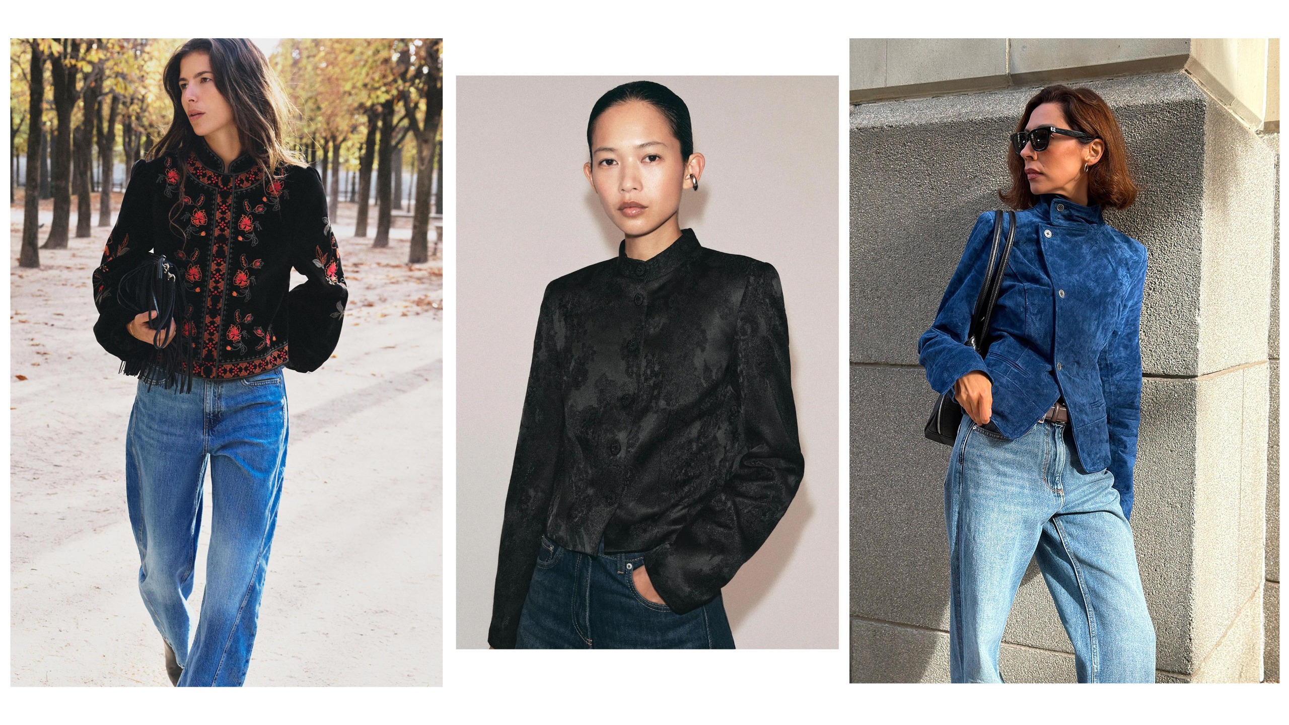 Women in Zara jackets