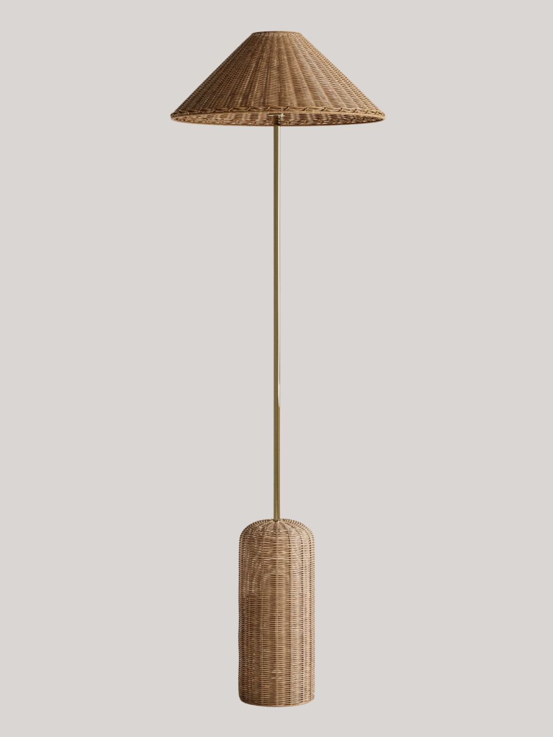 M&amp;amp;S, Lotus Rattan Floor Lamp